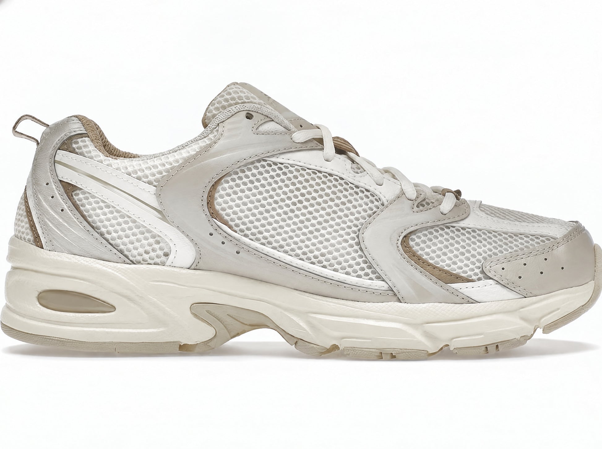 Beige Angora Lifestyle Sneakers
