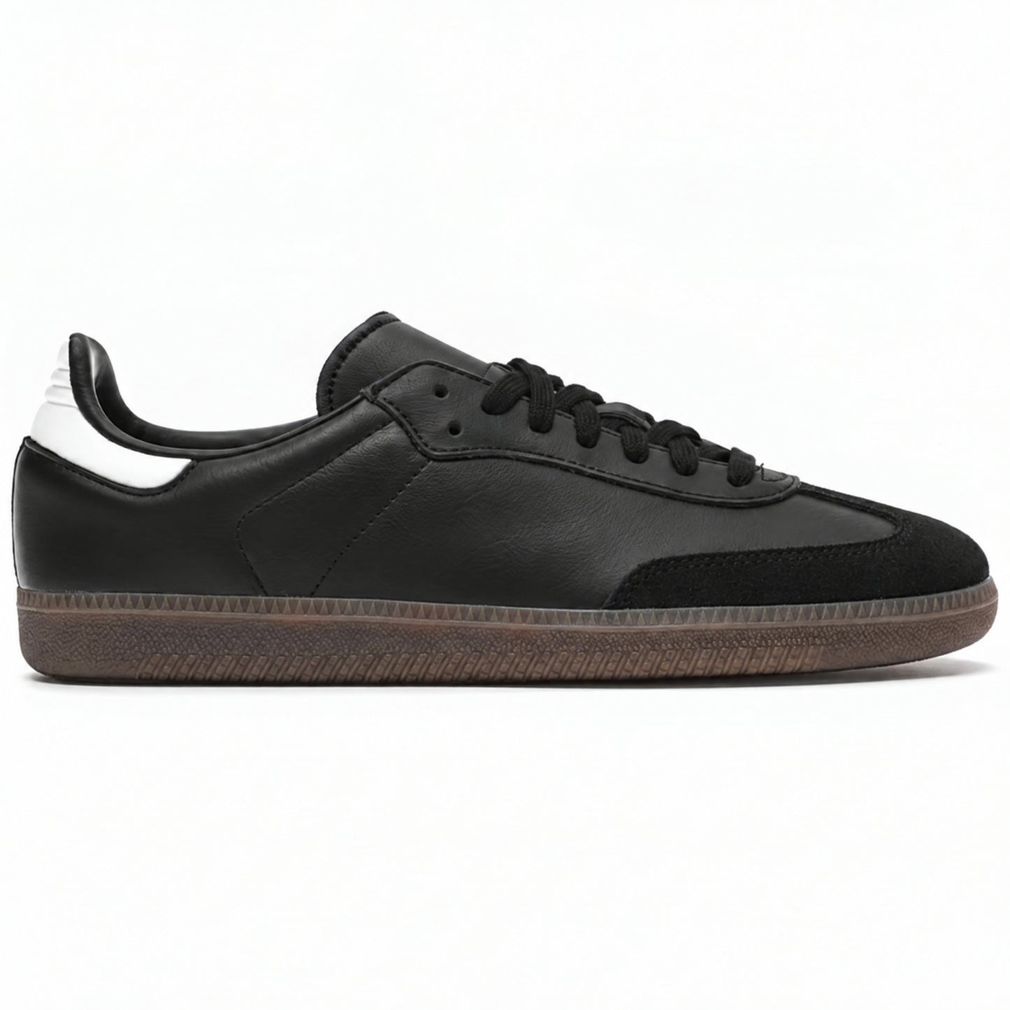 Black & White Low-Profile Casual Sneakers