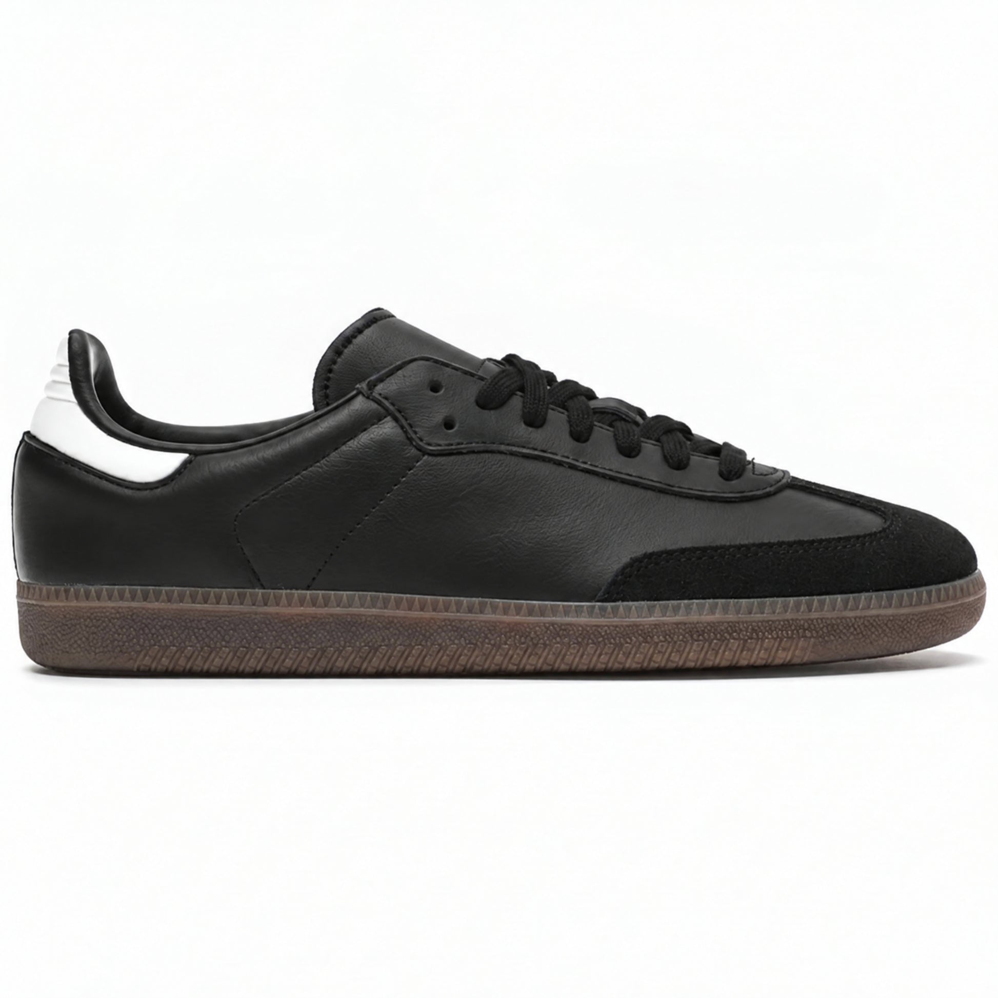 Black & White Low-Profile Casual Sneakers