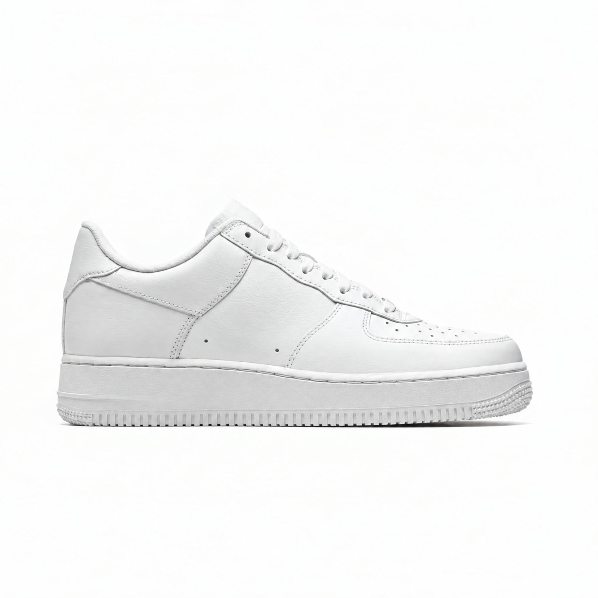 Low-Top Casual Lifestyle Sneakers - White