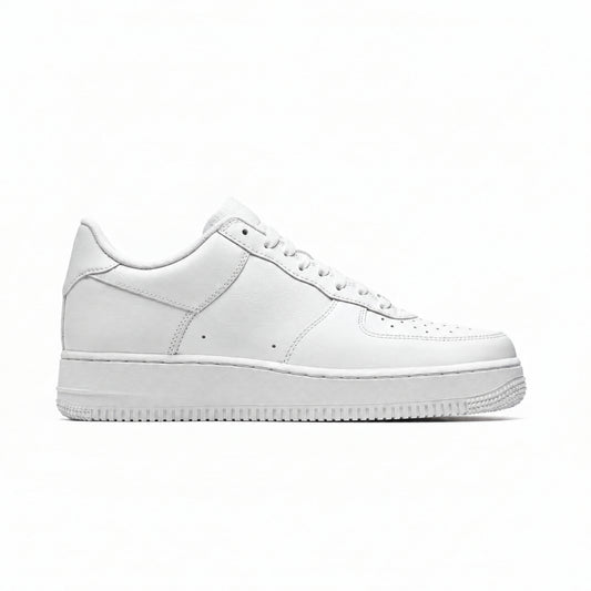 Low-Top Casual Lifestyle Sneakers - White