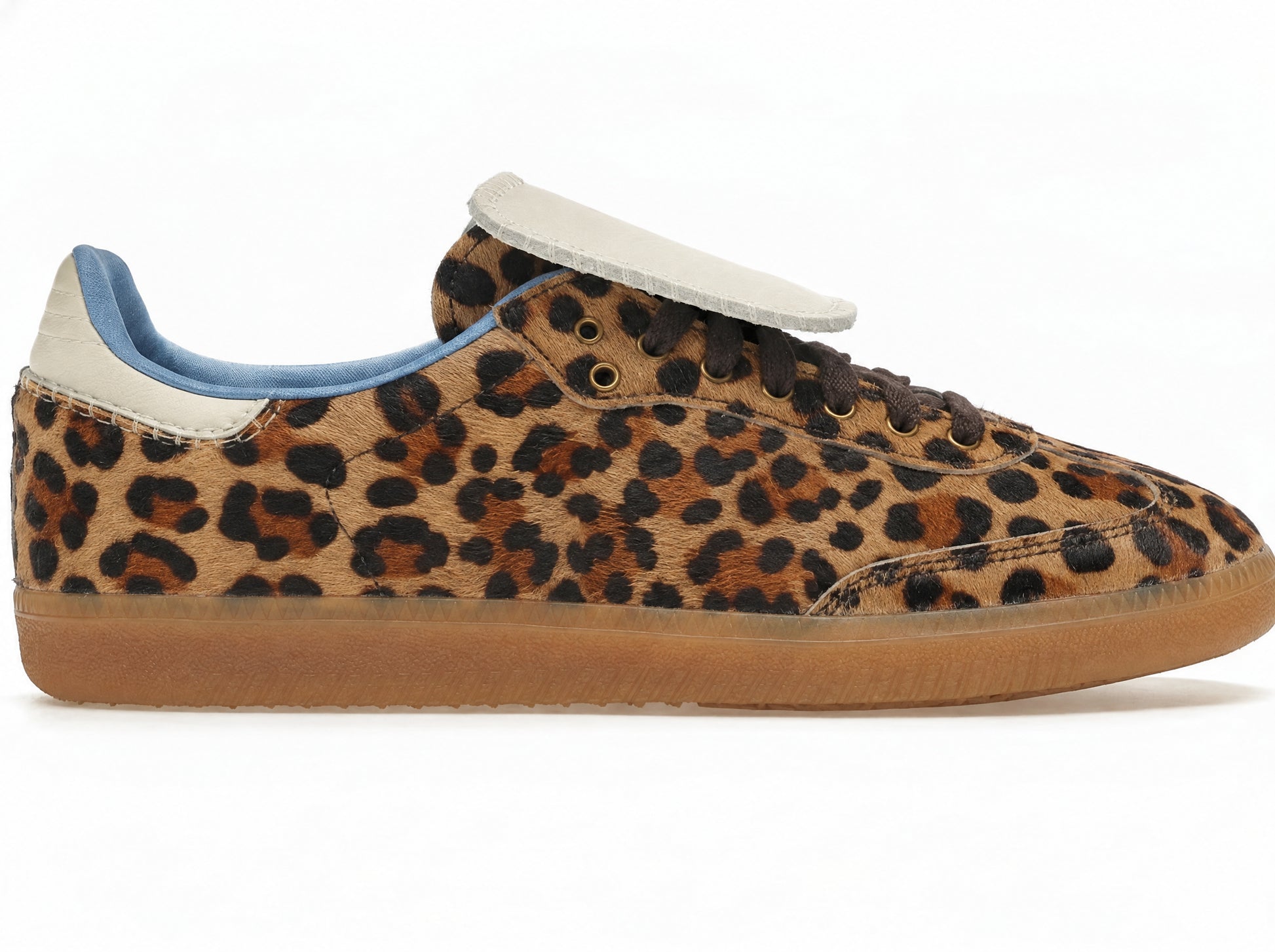 Low-Top Casual Sneakers - Leopard Print