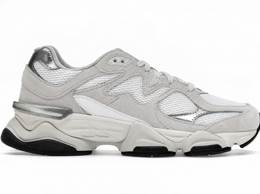 Modern Lifestyle Sneakers - White Black Silver
