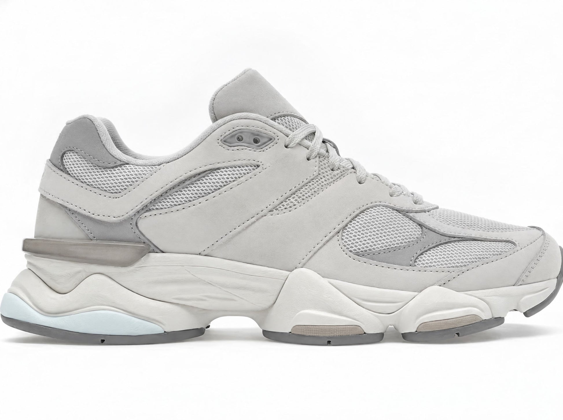Retro-inspired Lifestyle Sneakers - Blue & Neutral Tones